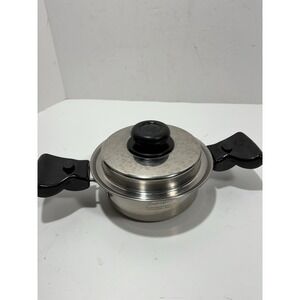 Saladmaster Xp7 316 1 Quart Saucepan w/ Lid and Handles 0.9qt Surgical Stainless